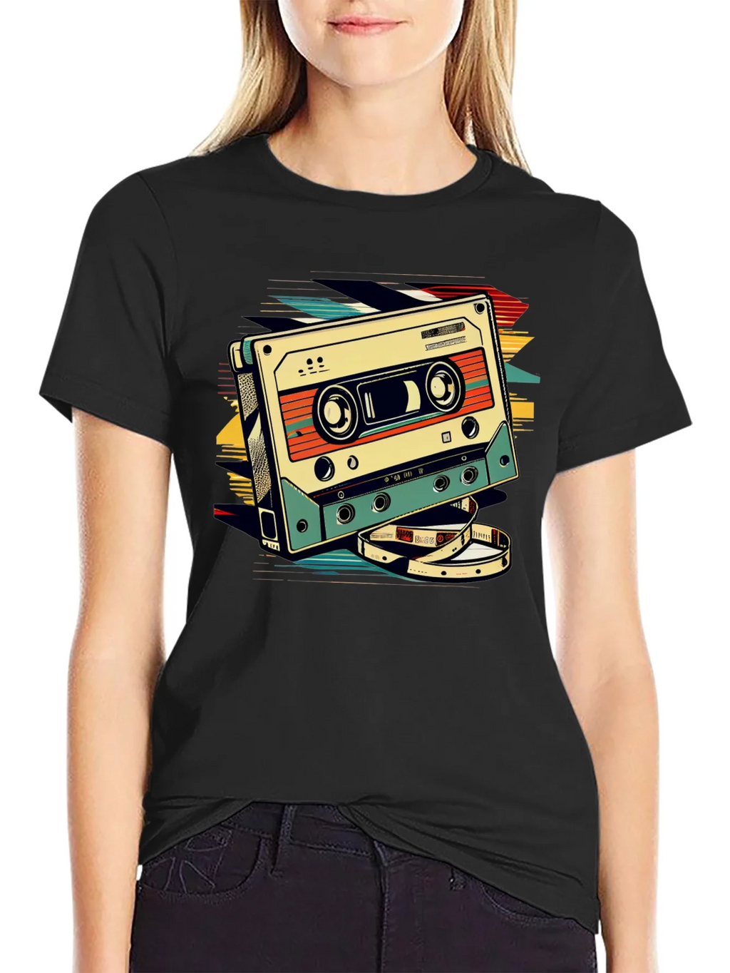 Retro Cassette Graphic T-Shirt - Vintage Style product image 5