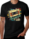 Retro Cassette Graphic T-Shirt - Vintage Style product image 1