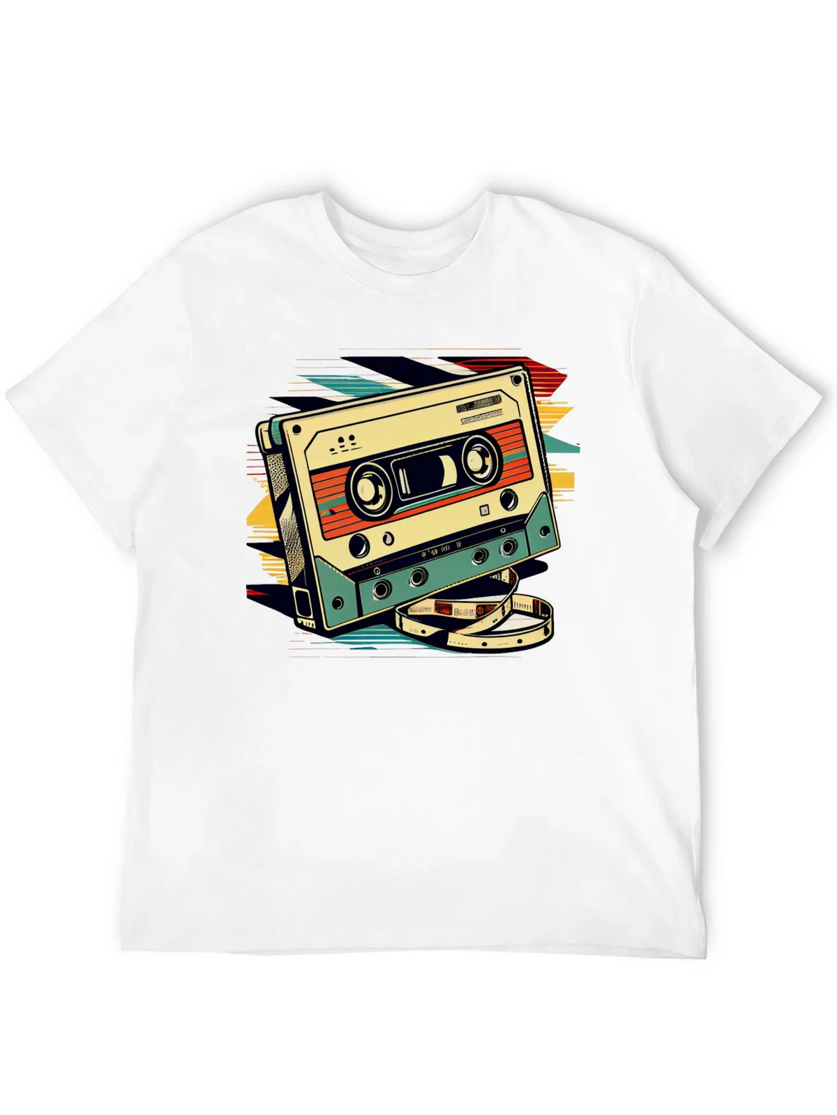 Retro Cassette Graphic T-Shirt - Vintage Style product image 3