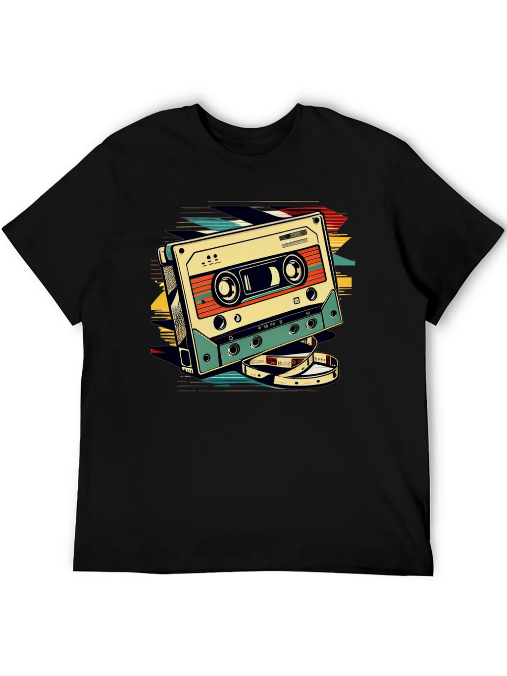 Retro Cassette Graphic T-Shirt - Vintage Style product image 8