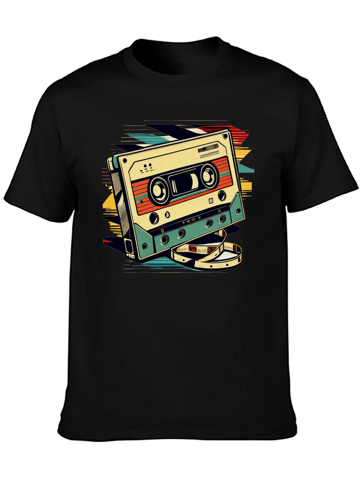 Retro Cassette Graphic T-Shirt - Vintage Style product image 6