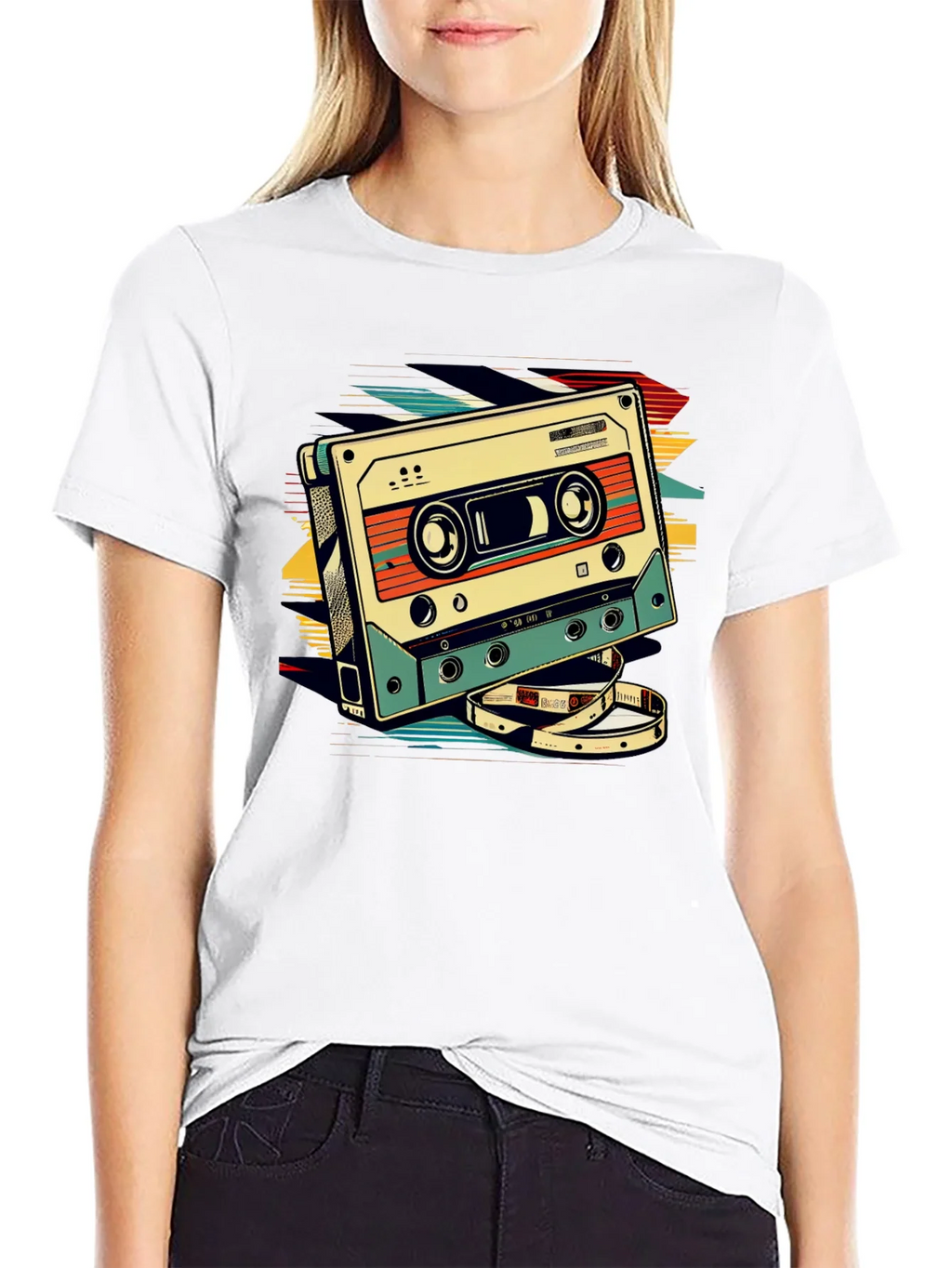 Retro Cassette Graphic T-Shirt - Vintage Style product image 11