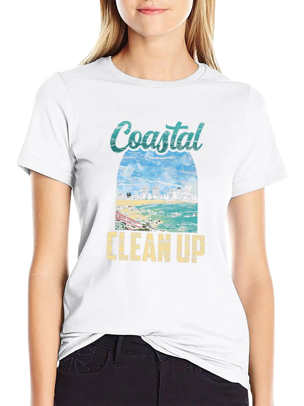 Coastal Clean Up Graphic Tee - Black product image 8