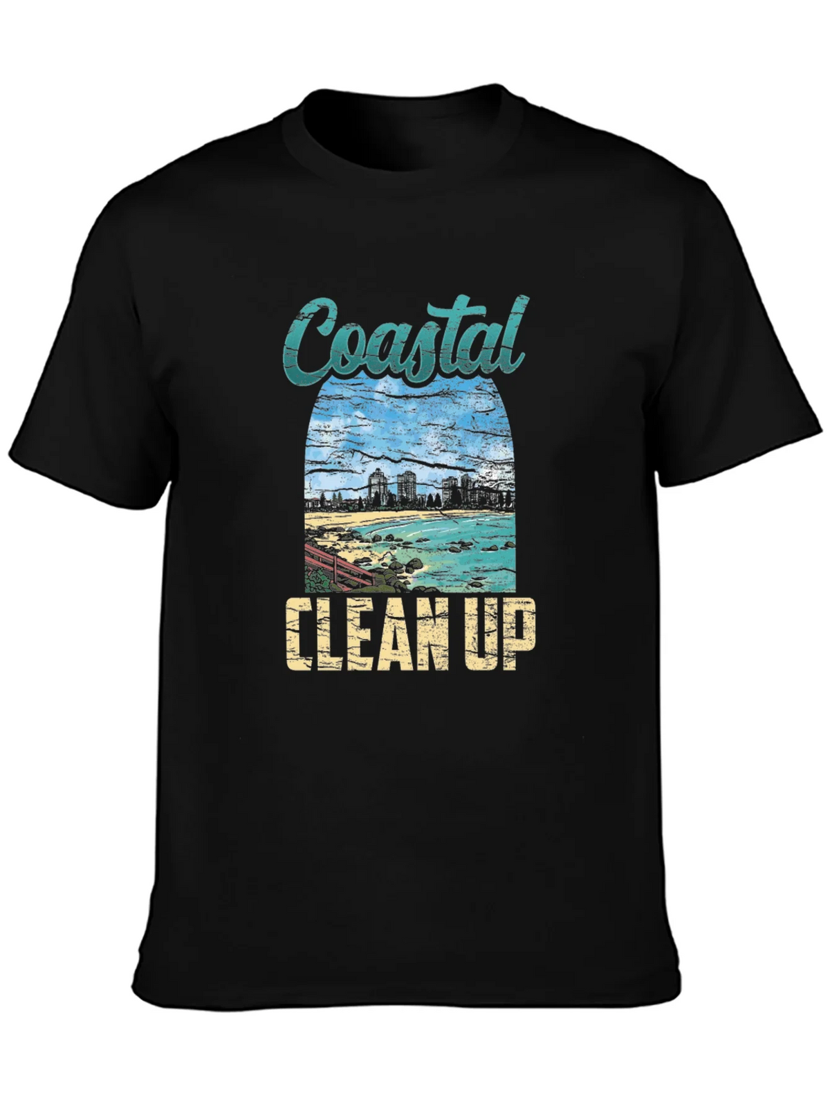 Coastal Clean Up Graphic Tee - Black product image 3