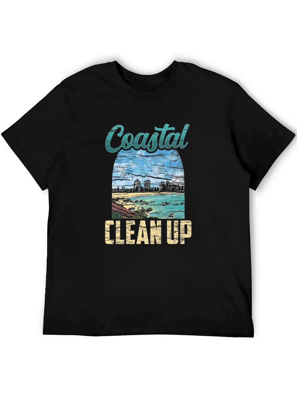 Coastal Clean Up Graphic Tee - Black product image 5