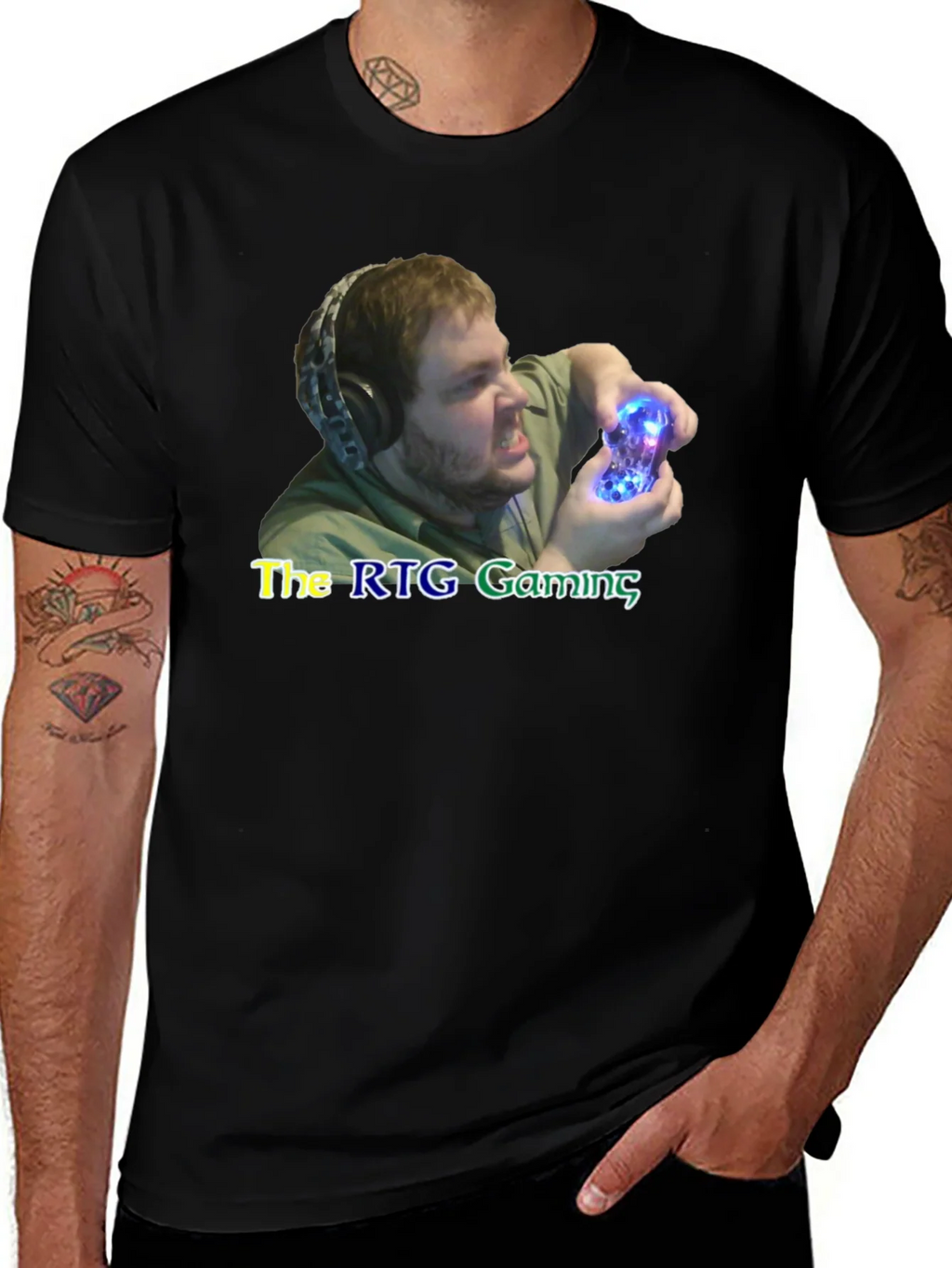 The RTG Gaming Black T-Shirt product image 1