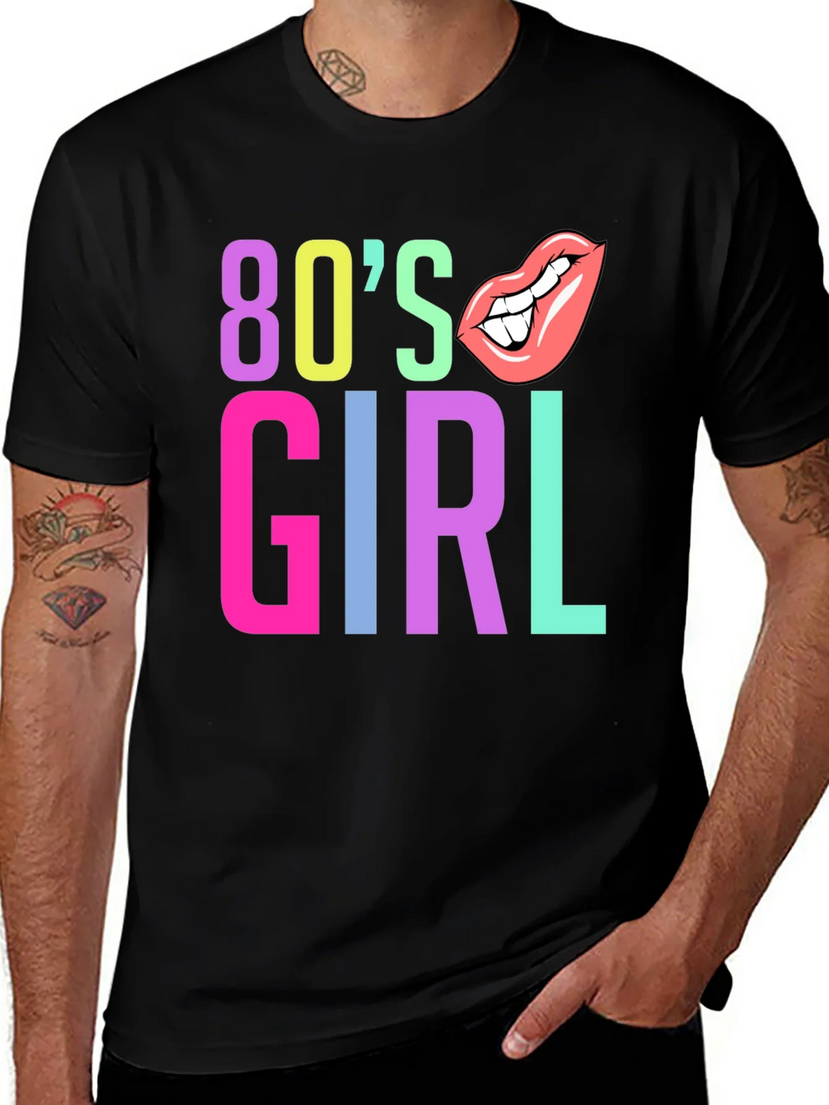 80s Girl Graphic Tee - Retro Style product image 1