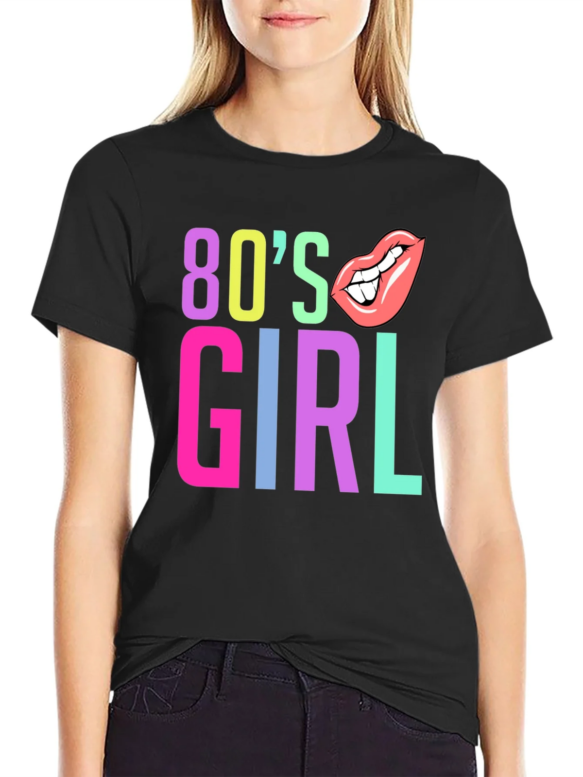 80s Girl Graphic Tee - Retro Style product image 2
