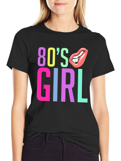 80s Girl Graphic Tee - Retro Style product image 2
