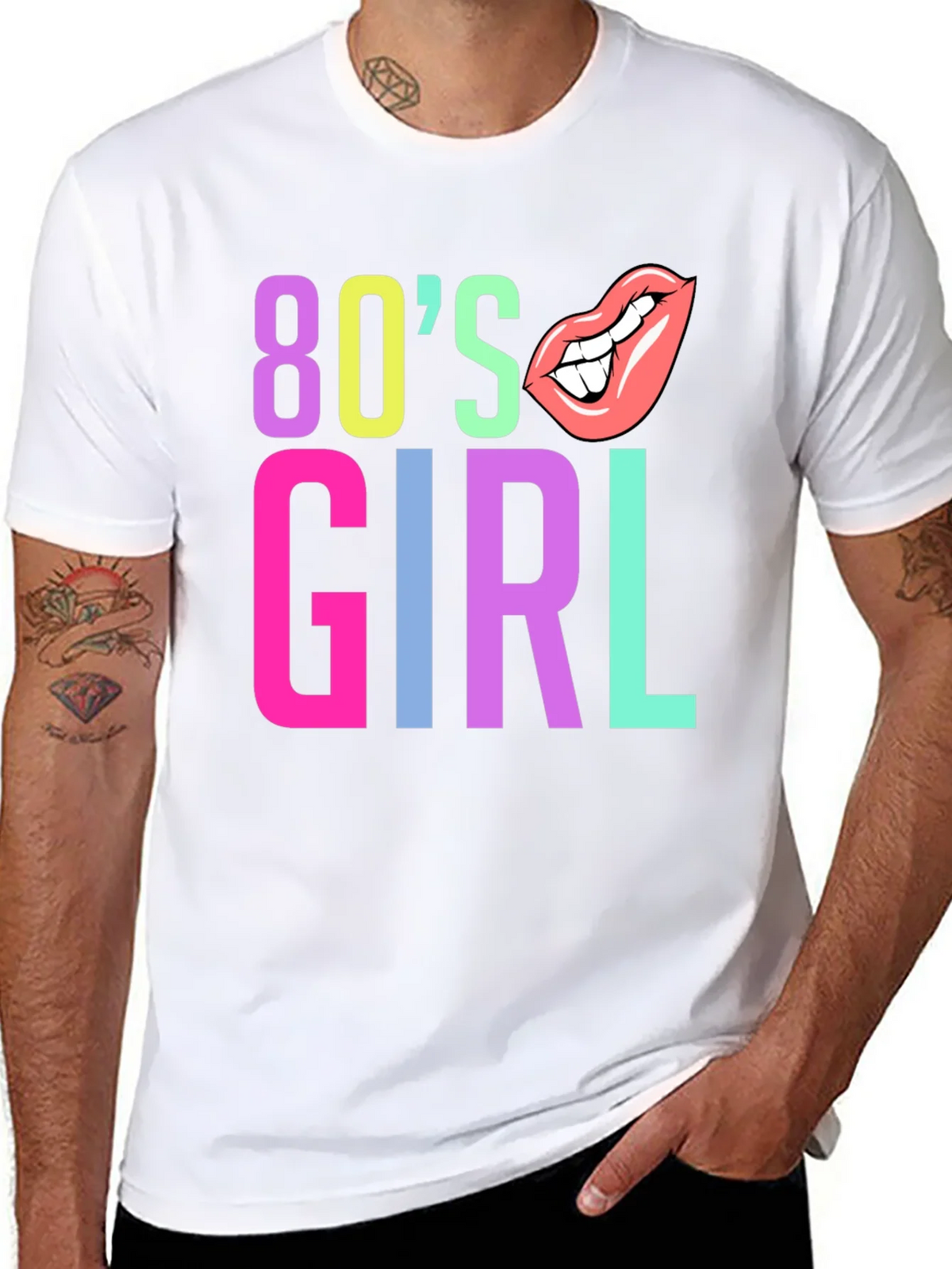 80s Girl Graphic Tee - Retro Style product image 7