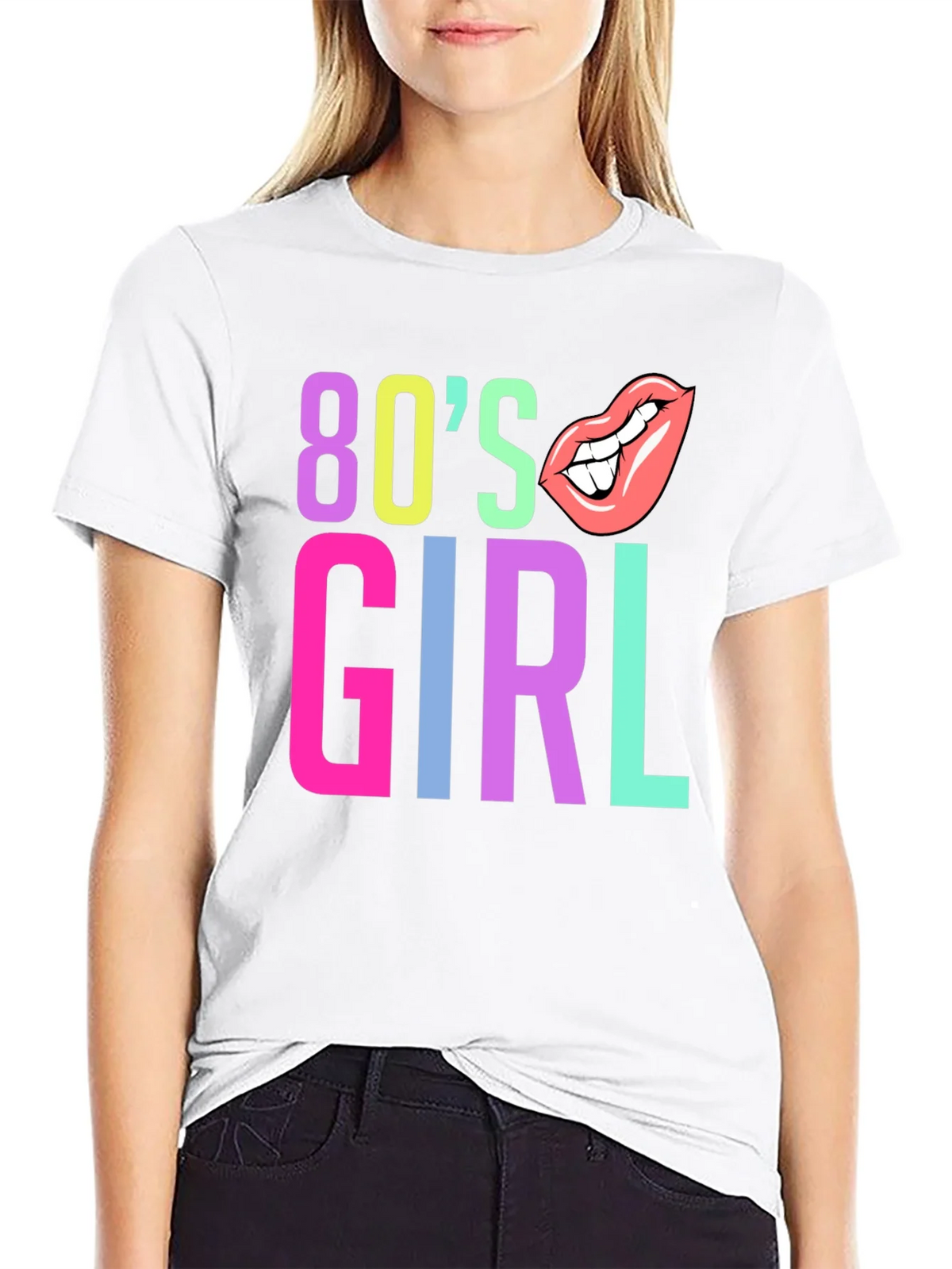 80s Girl Graphic Tee - Retro Style product image 8