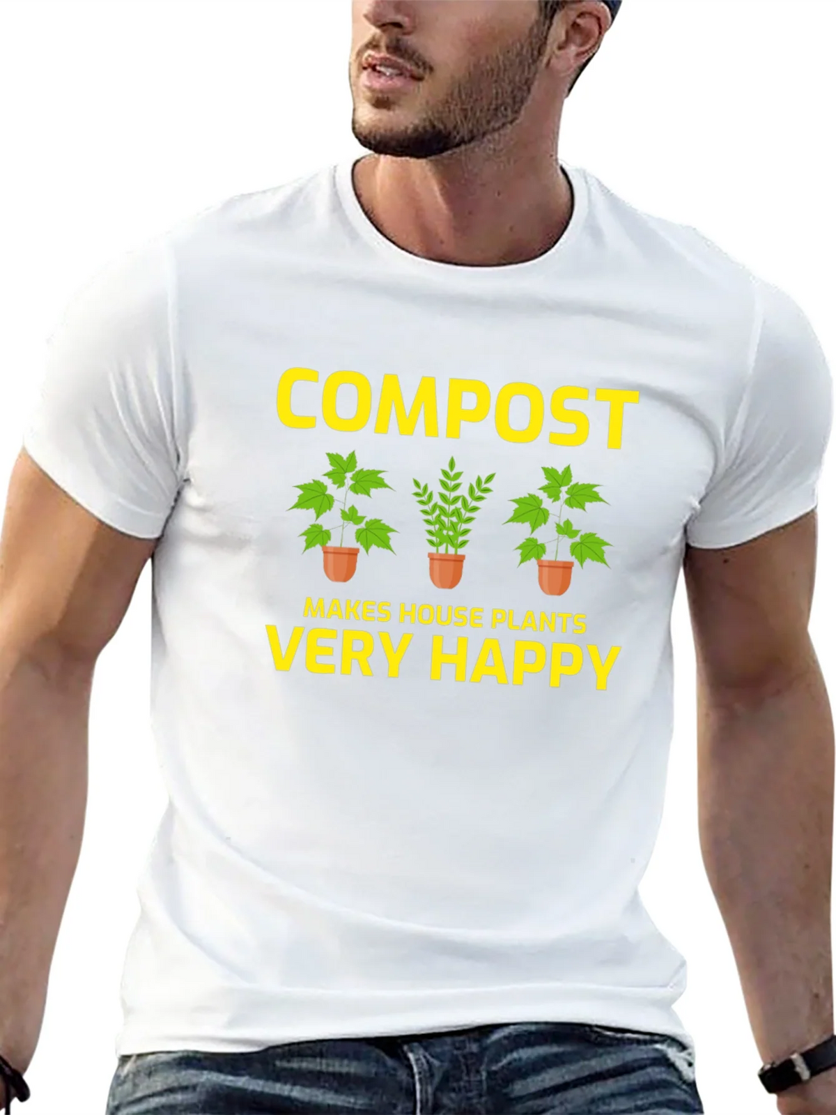 Compost Makes House Plants Very Happy T-Shirt product image 12