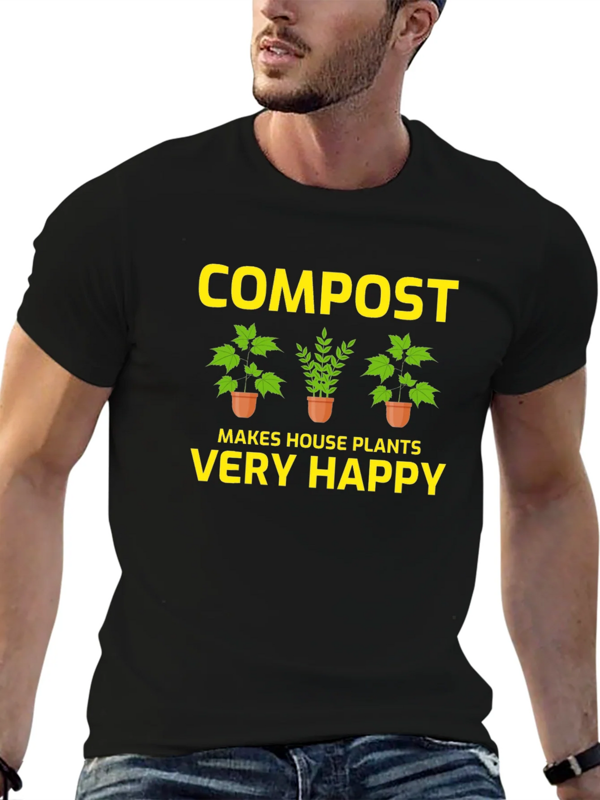 Compost Makes House Plants Very Happy T-Shirt product image 6