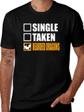 Bearded Dragons T-Shirt Single Taken Funny Tee product image 1
