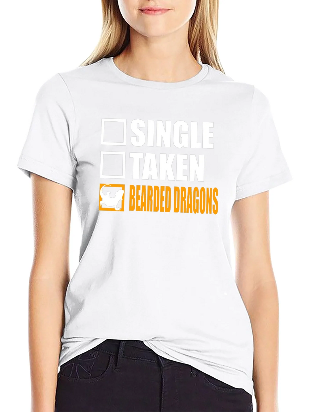 Bearded Dragons T-Shirt Single Taken Funny Tee product image 8