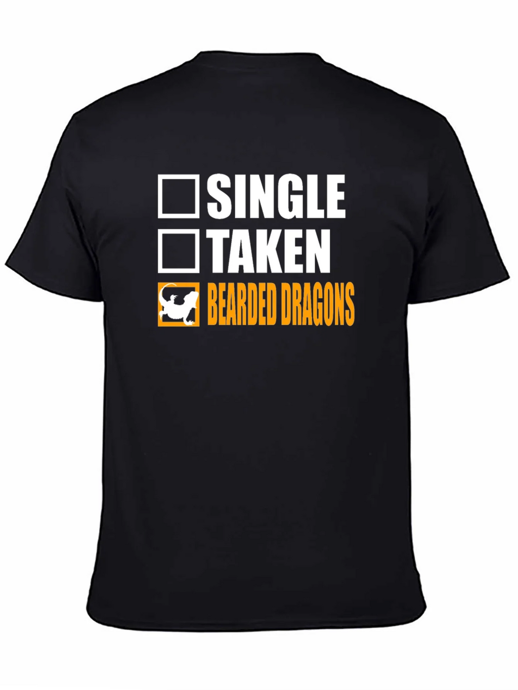 Bearded Dragons T-Shirt Single Taken Funny Tee product image 4