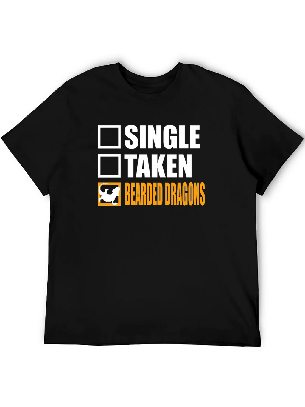Bearded Dragons T-Shirt Single Taken Funny Tee product image 5