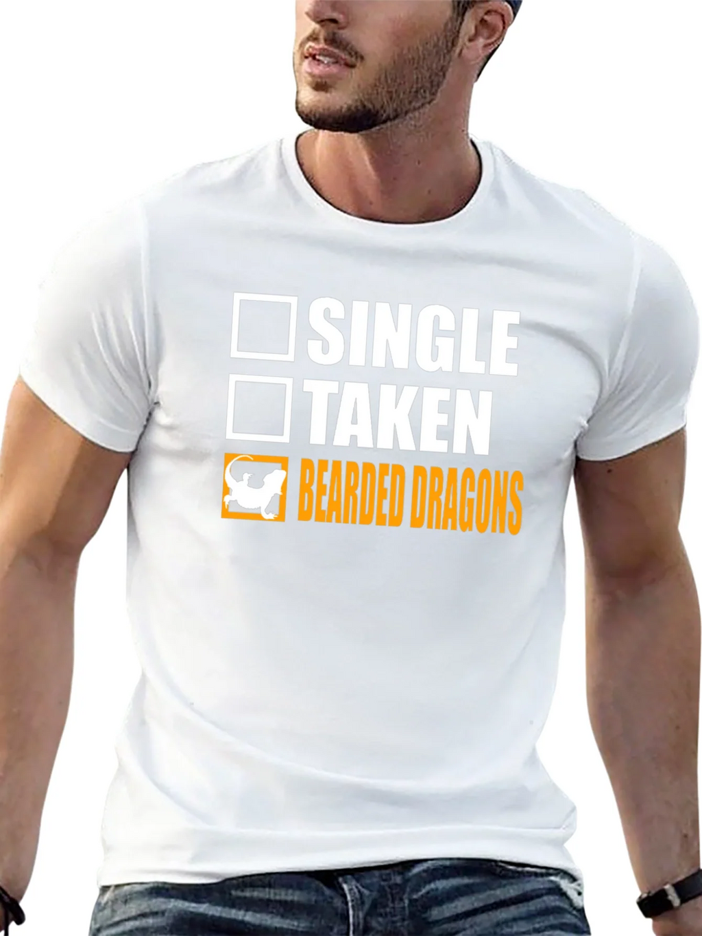 Bearded Dragons T-Shirt Single Taken Funny Tee product image 12