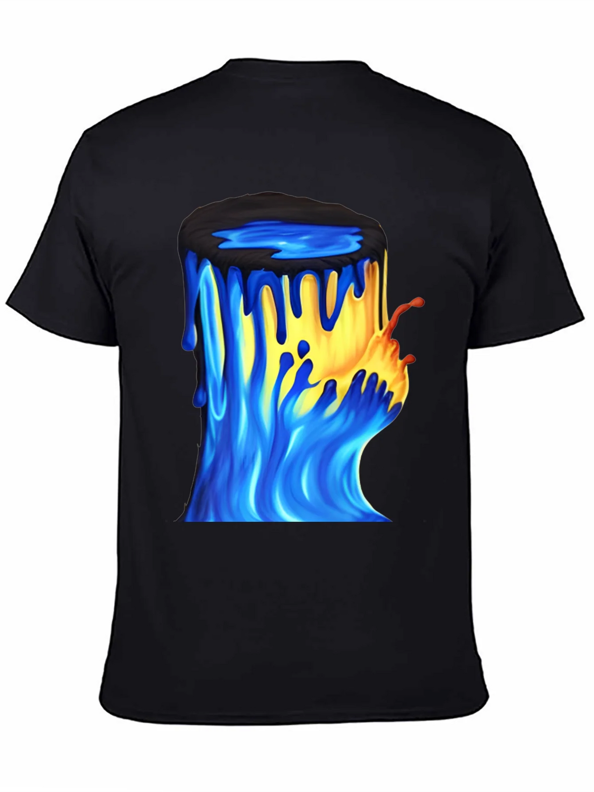 Paint Bucket Graphic Tee - Mens Black T-Shirt product image 7