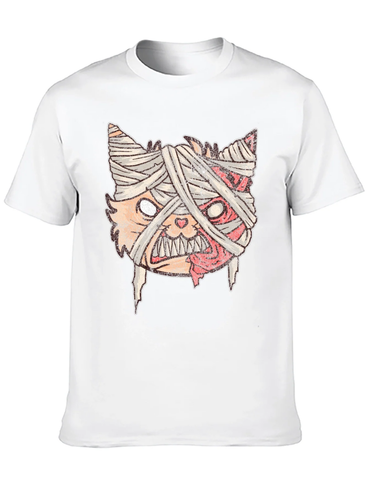 Mummy Cat Graphic Tee - Halloween Style product image 9