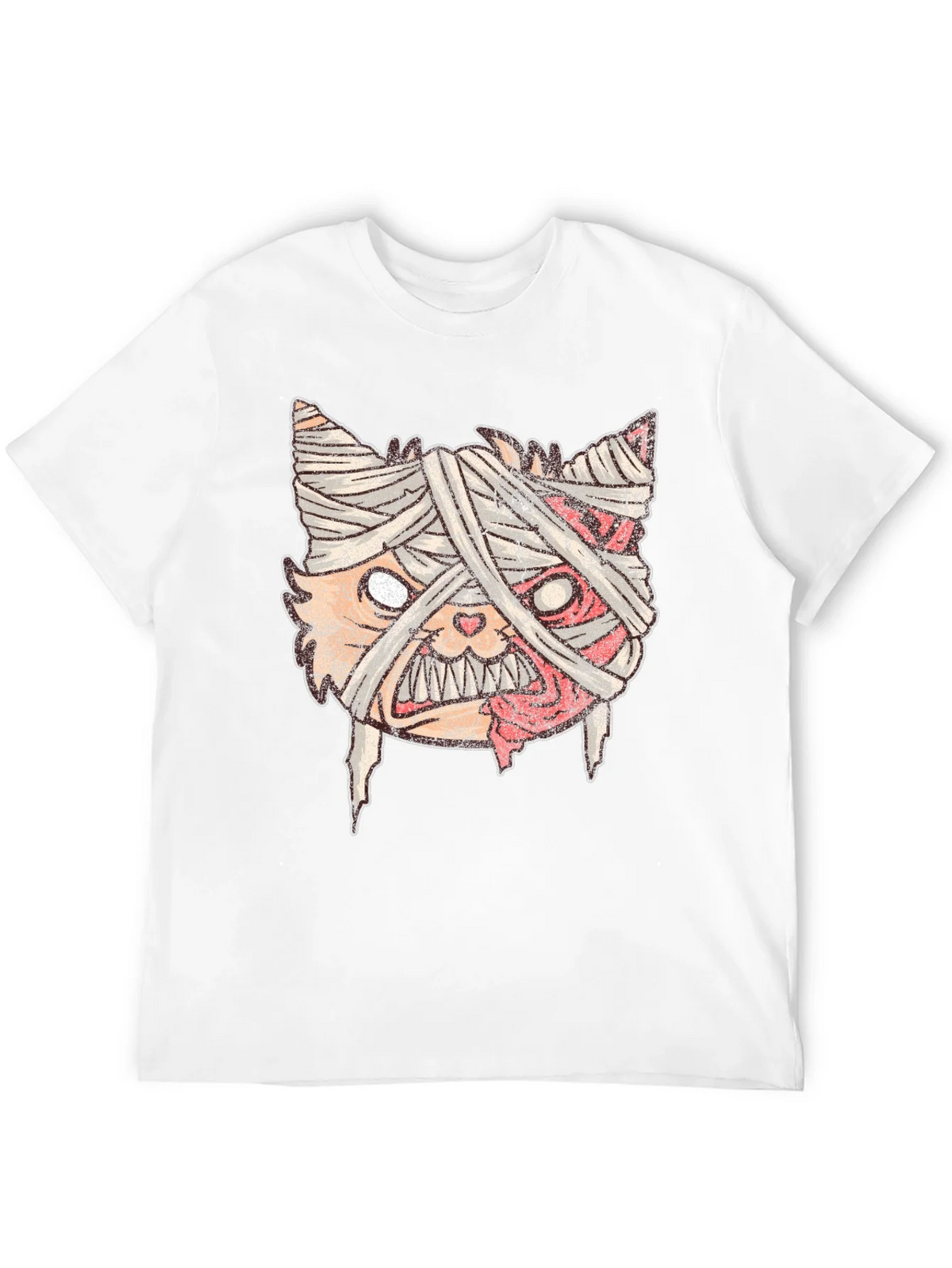 Mummy Cat Graphic Tee - Halloween Style product image 11