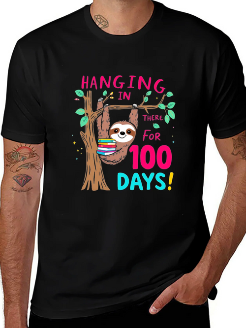 100 Days of School Sloth T-Shirt product image 1