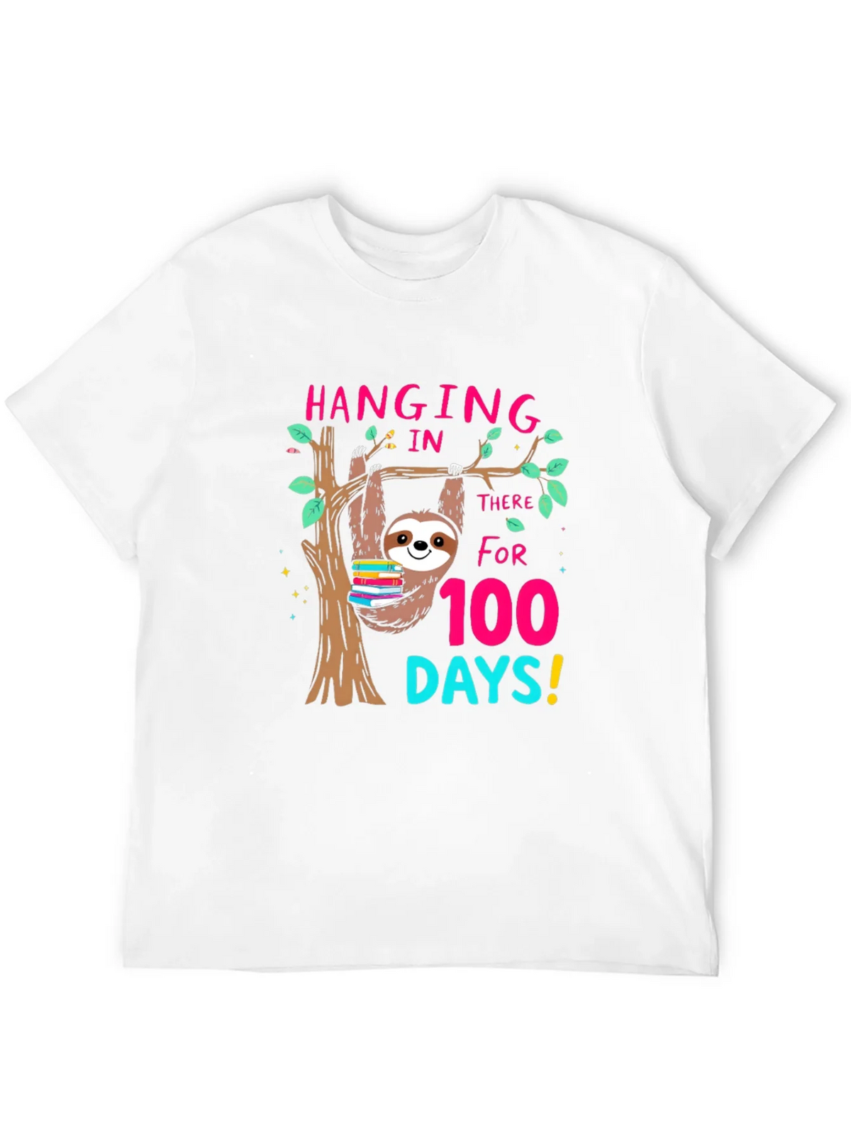 100 Days of School Sloth T-Shirt product image 11