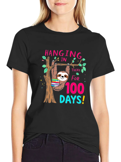 100 Days of School Sloth T-Shirt product image 2