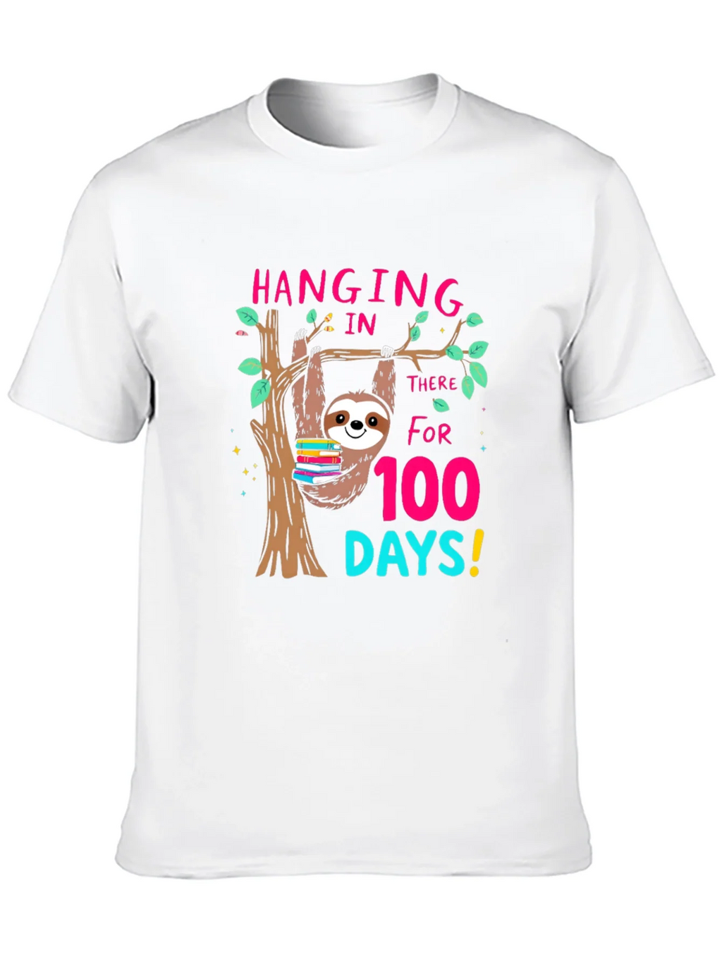 100 Days of School Sloth T-Shirt product image 9