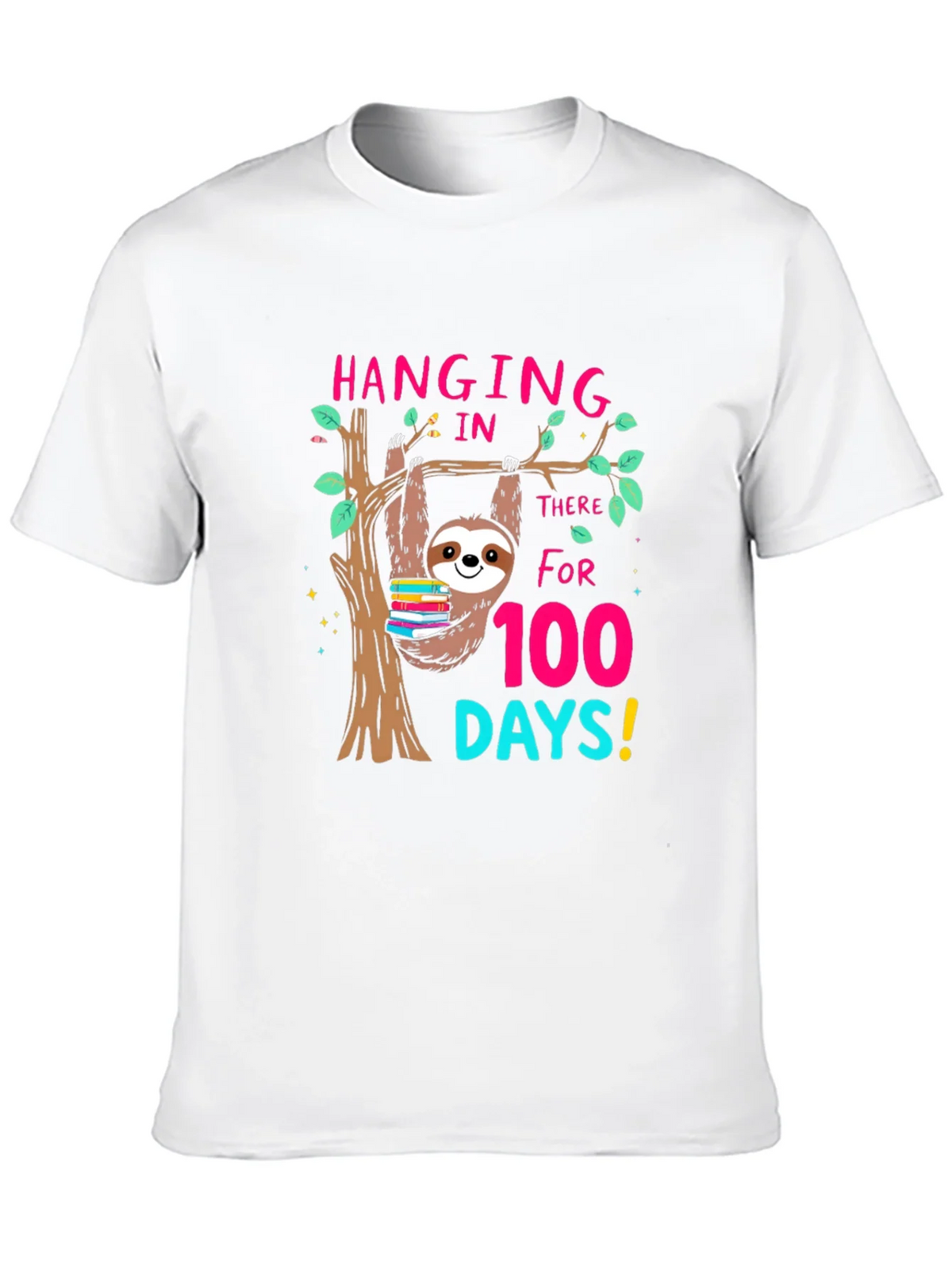 100 Days of School Sloth T-Shirt product image 9