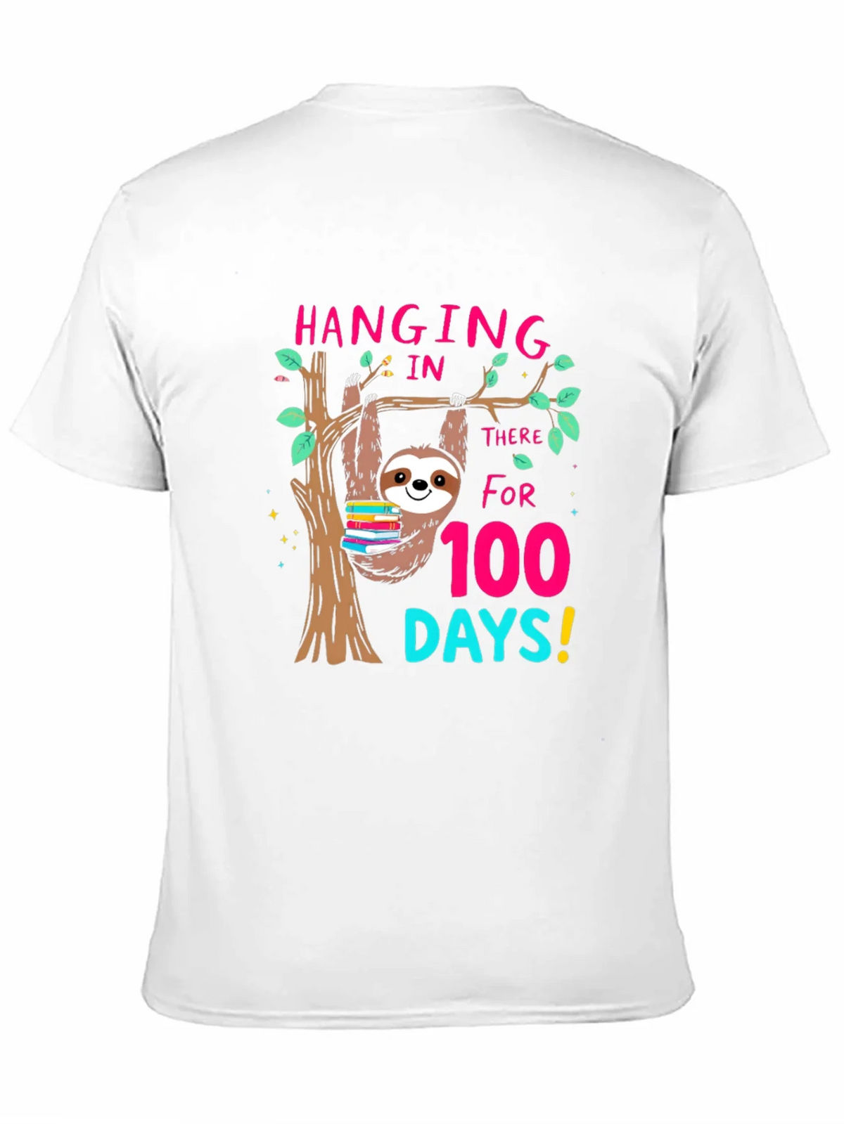 100 Days of School Sloth T-Shirt product image 10