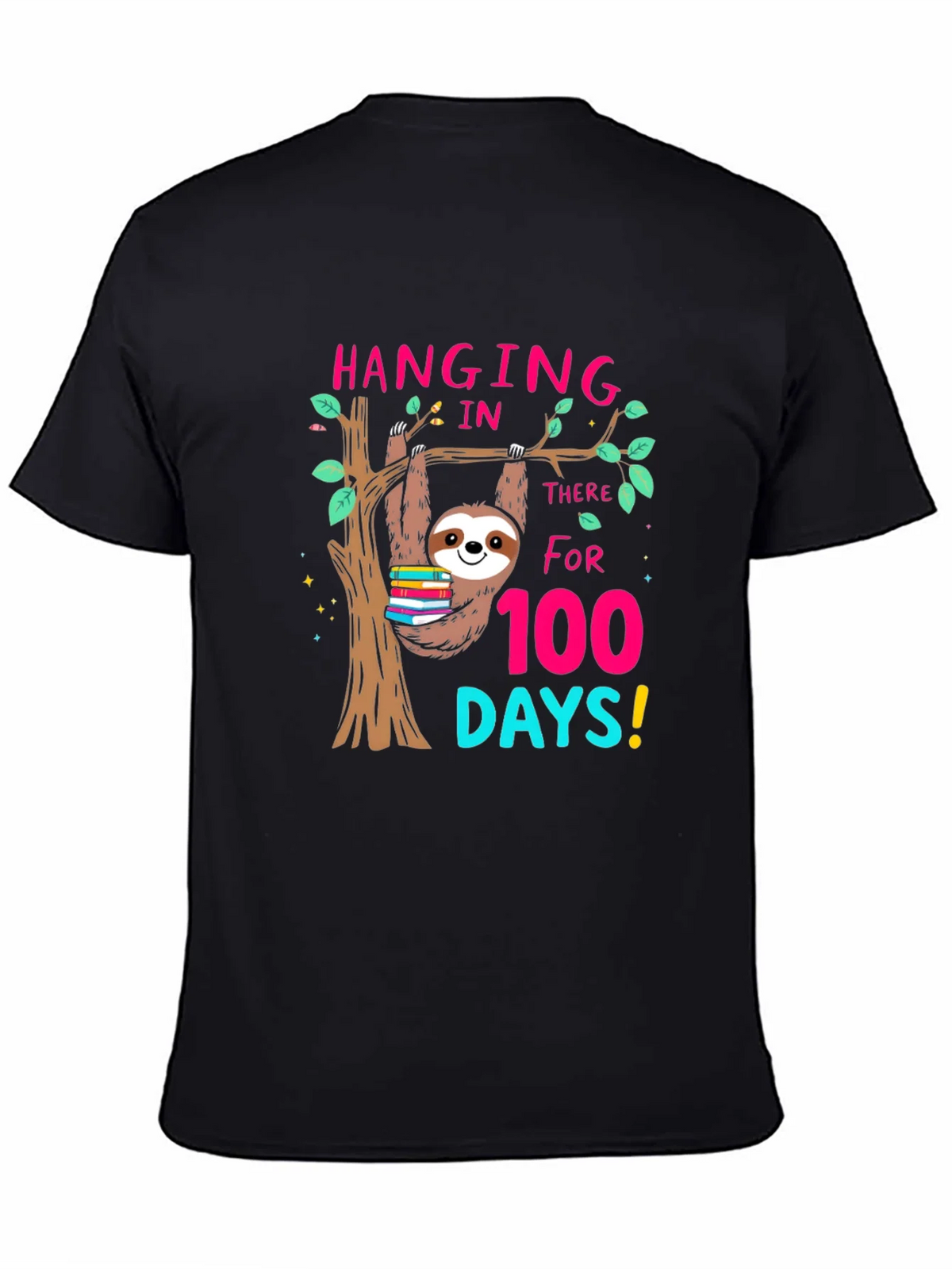 100 Days of School Sloth T-Shirt product image 4