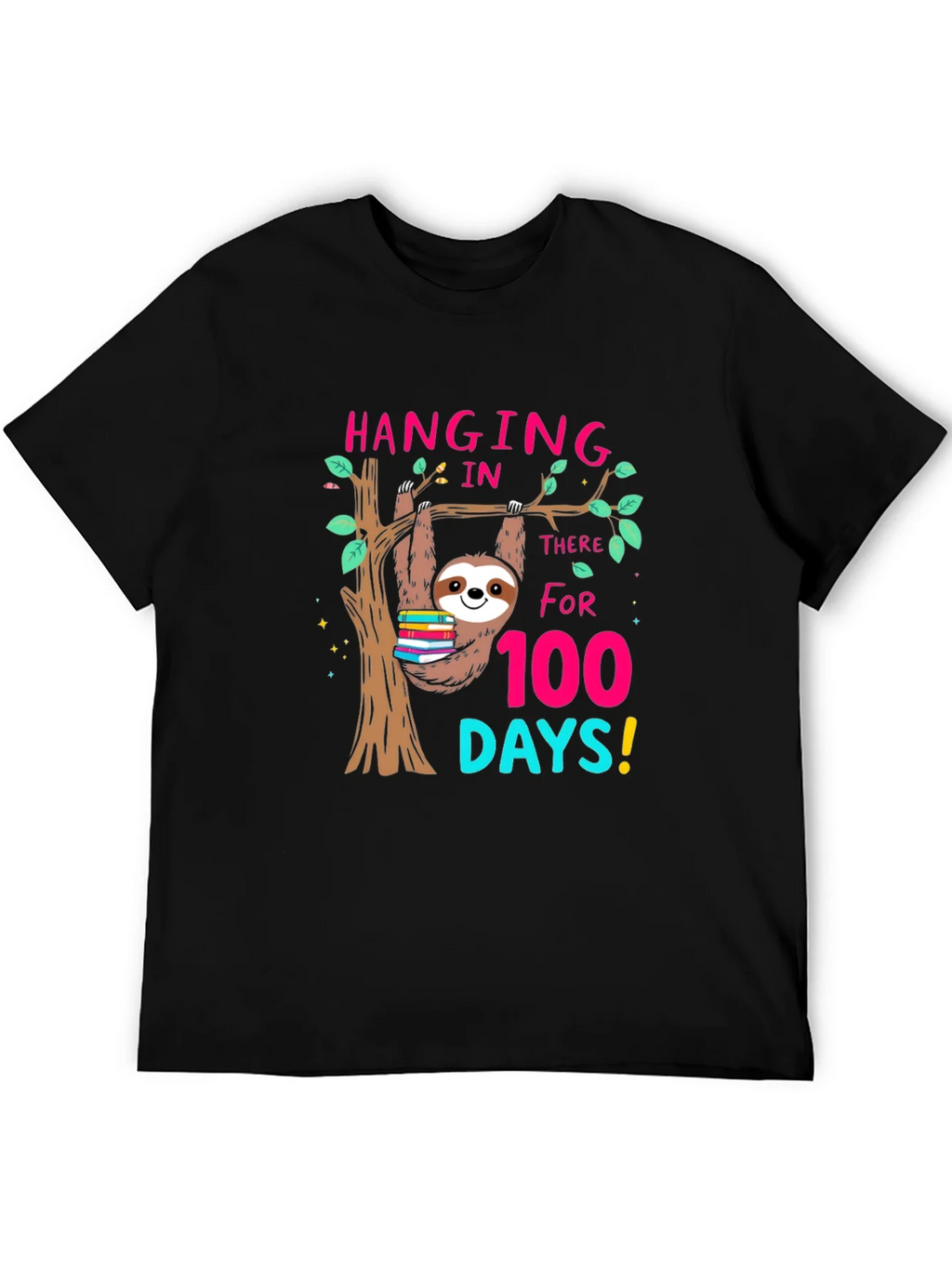 100 Days of School Sloth T-Shirt product image 5