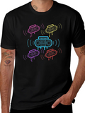 Retro Boombox Graphic T-Shirt product image 1