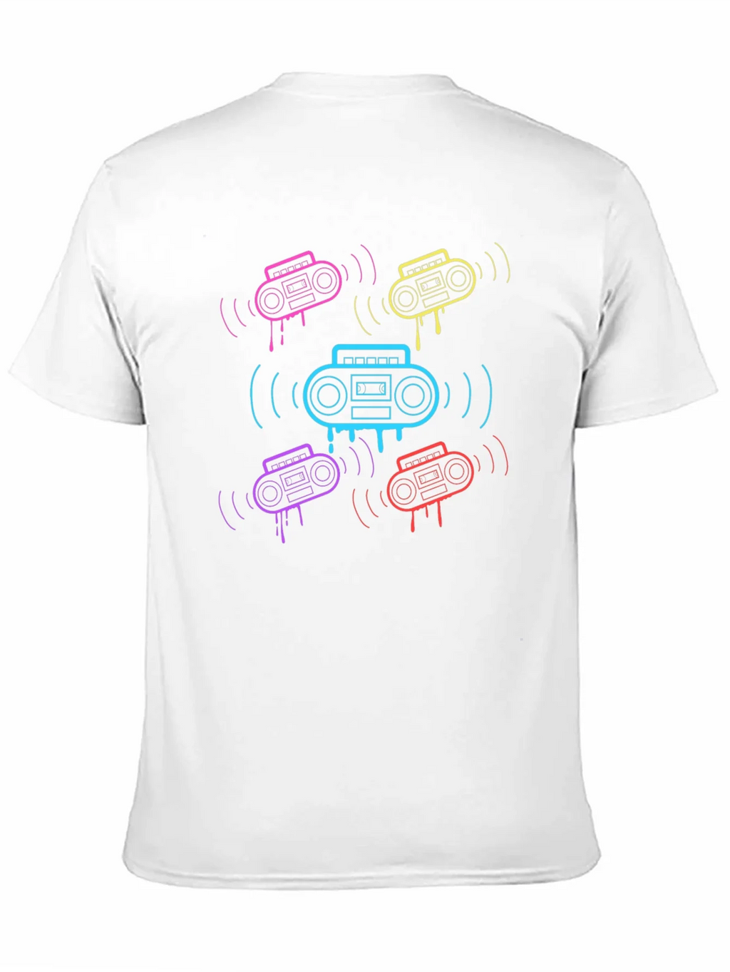 Retro Boombox Graphic T-Shirt product image 10