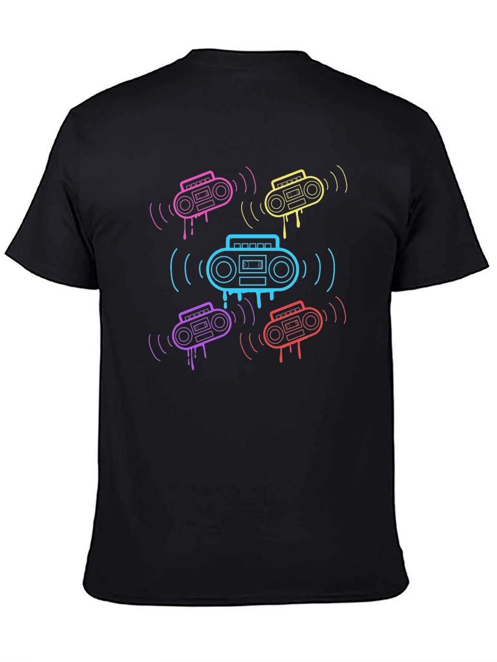 Retro Boombox Graphic T-Shirt product image 4