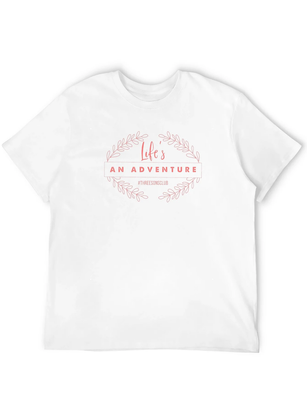 Lifes An Adventure Black T-Shirt product image 3