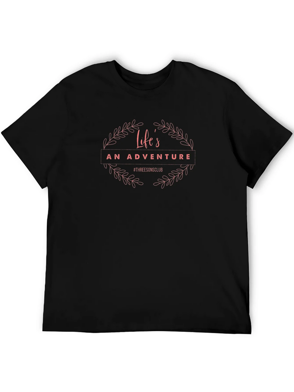 Lifes An Adventure Black T-Shirt product image 8