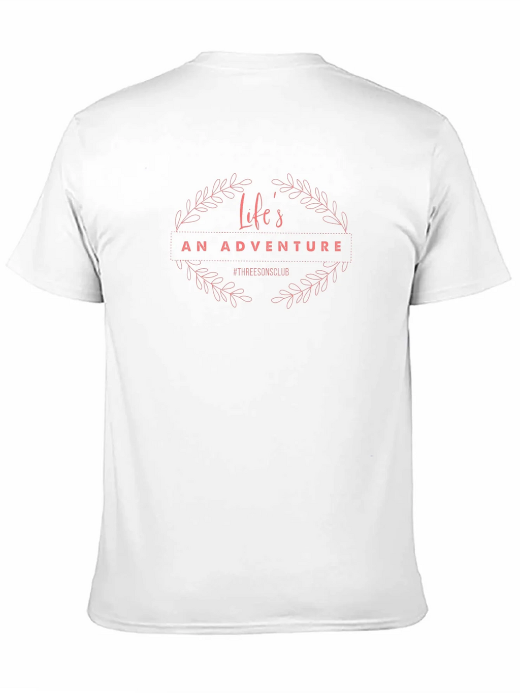 Lifes An Adventure Black T-Shirt product image 2