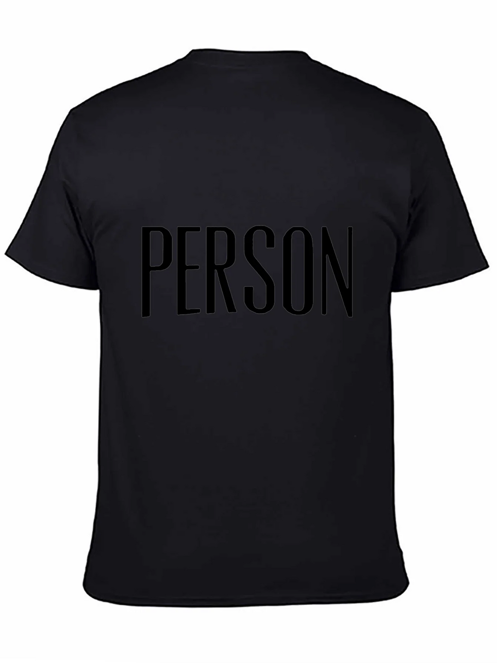 PERSON Graphic Tee - Unisex Black T-Shirt product image 4