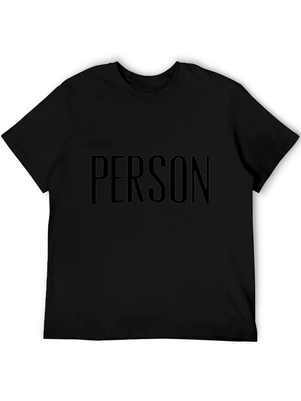 PERSON Graphic Tee - Unisex Black T-Shirt product image 5