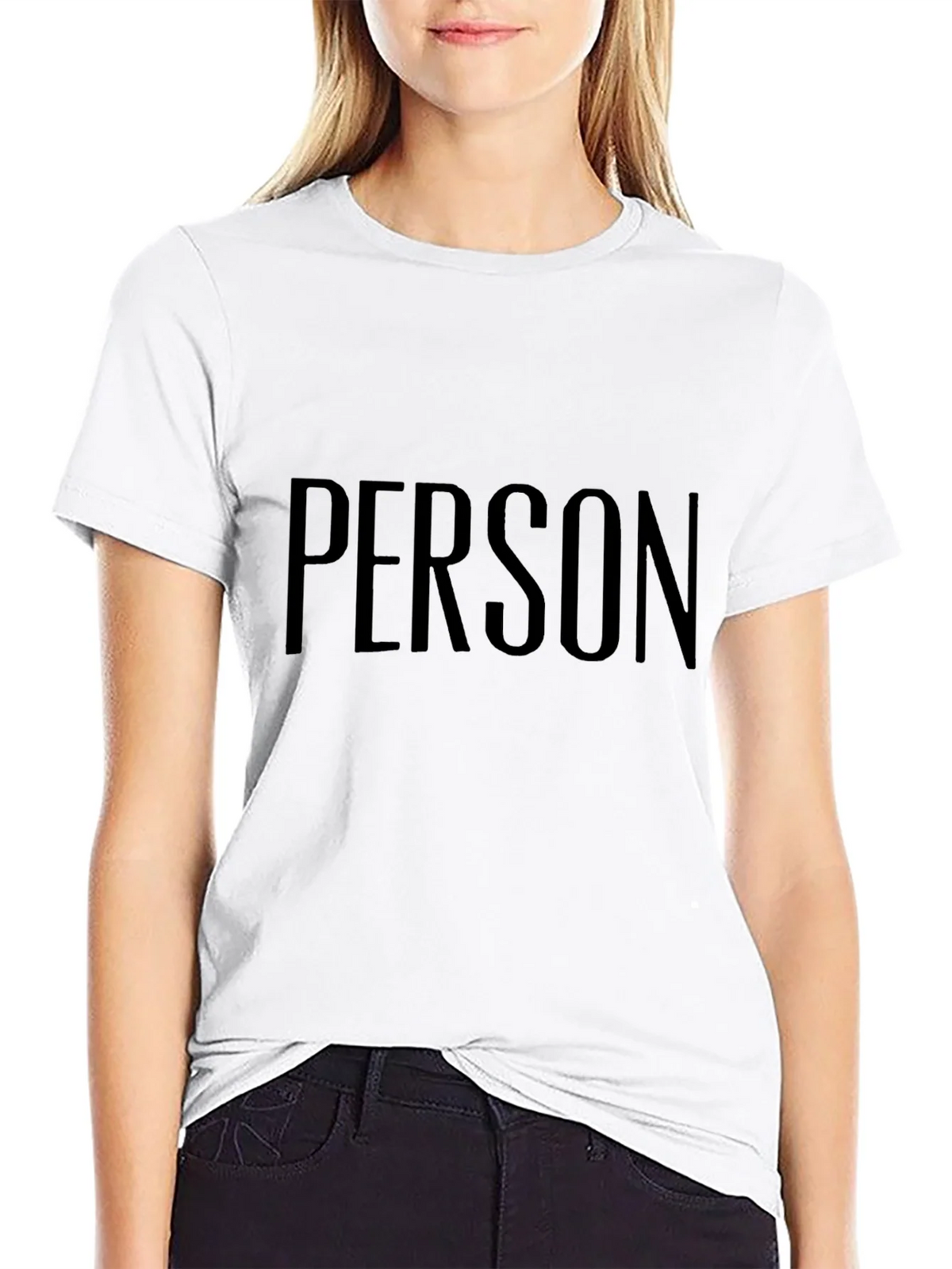 PERSON Graphic Tee - Unisex Black T-Shirt product image 8