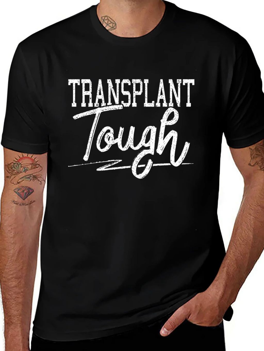 Transplant Tough Graphic T-Shirt product image 1