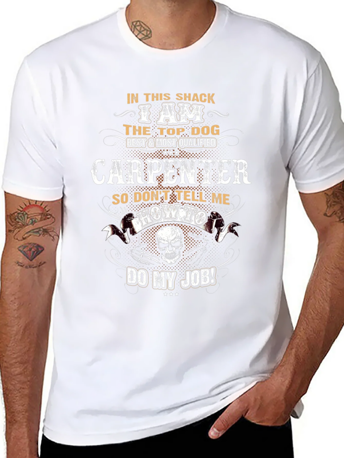 Carpenter T-Shirt: Top Dog Best Qualified Tee product image 10