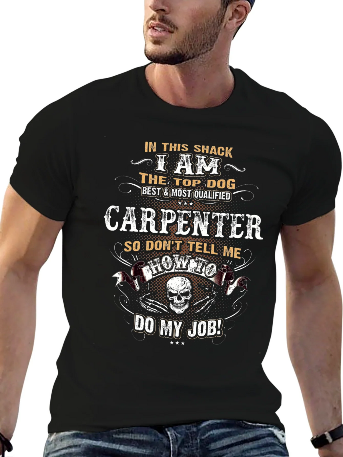 Carpenter T-Shirt: Top Dog Best Qualified Tee product image 9