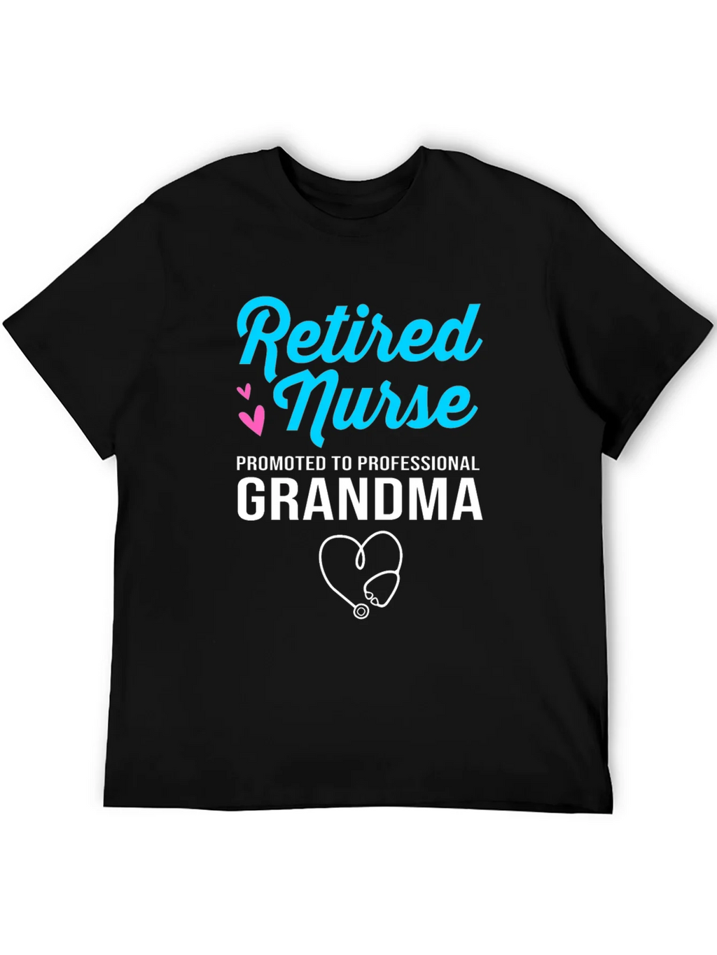Retired Nurse Professional Grandma Graphic T-Shirt product image 8