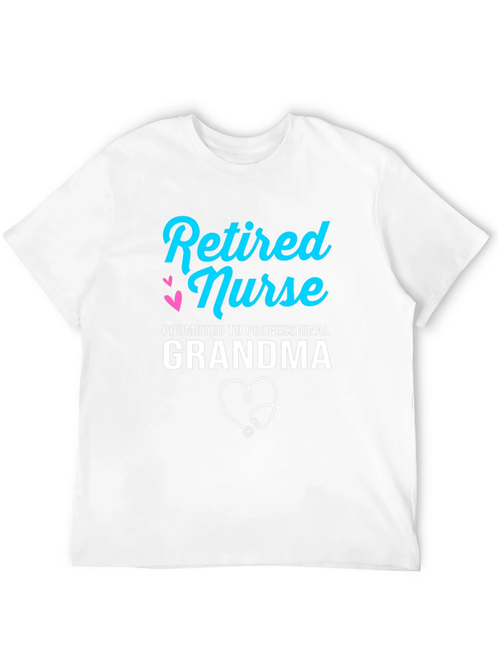 Retired Nurse Professional Grandma Graphic T-Shirt product image 3