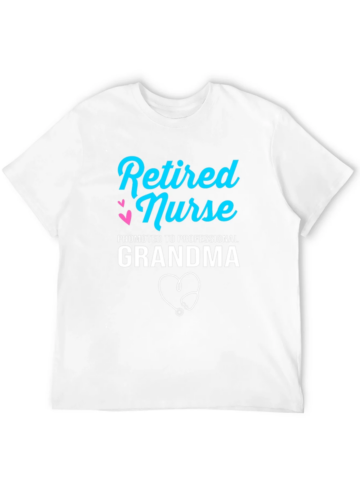 Retired Nurse Professional Grandma Graphic T-Shirt product image 3