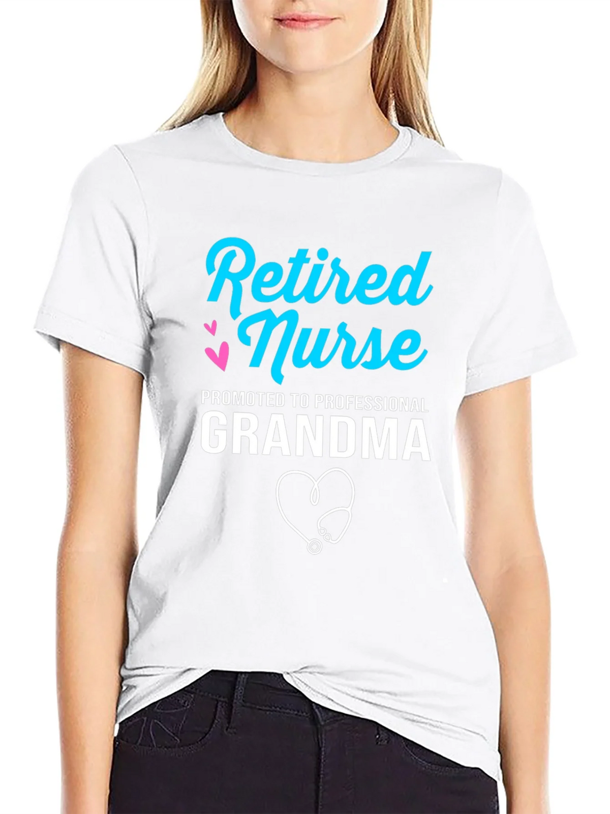 Retired Nurse Professional Grandma Graphic T-Shirt product image 11