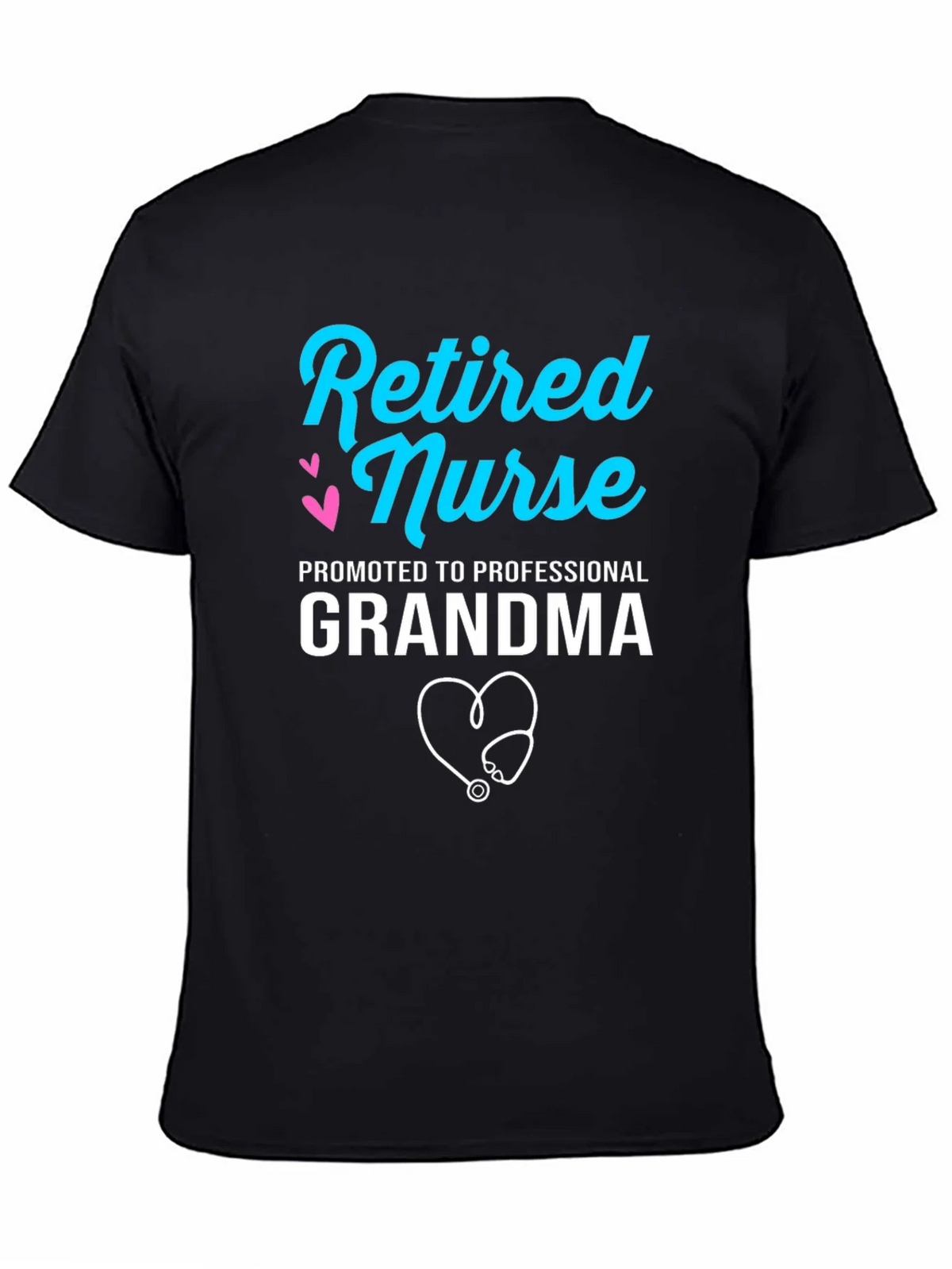 Retired Nurse Professional Grandma Graphic T-Shirt product image 7
